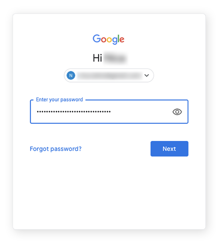 Para habilitar 2FA en Gmail, empiece por iniciar sesión en su cuenta.