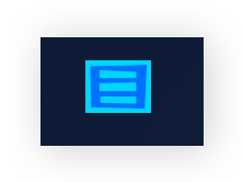 Het menupictogram in het hoofdscherm van Fortnite