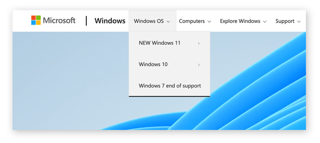 Scelta di una versione di Windows da acquistare sul sito Web Microsoft