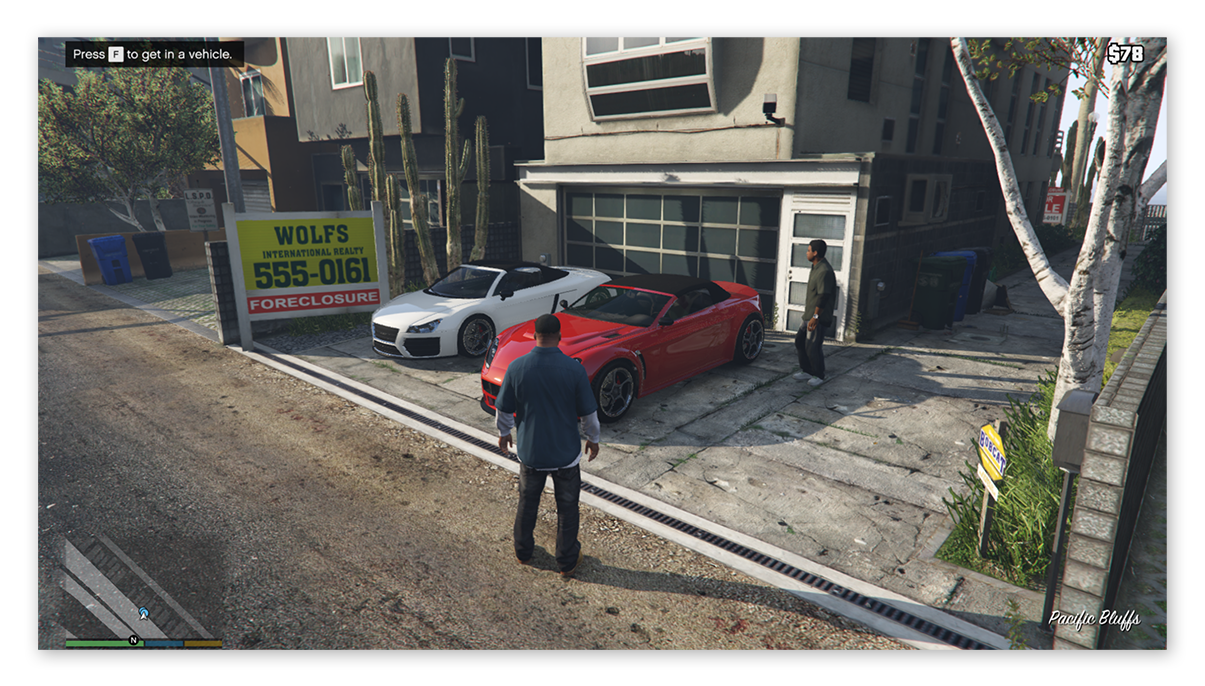 Grand Theft Auto V in Windows 10 con le impostazioni grafiche massime