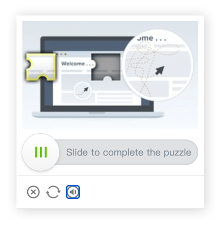 Puzzle-CAPTCHAs sind für Menschen schnell und einfach zu bewältigen, für Bots jedoch schwierig zu lösen.