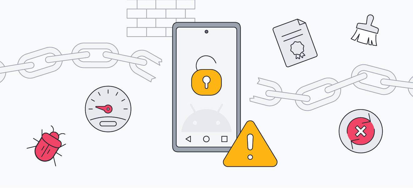 Los riesgos de rootear un teléfono Android pueden ser graves.