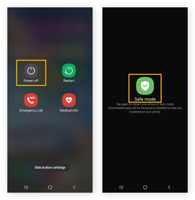 How to boot in Safe Mode on an Android phone.