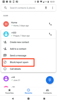 Procédez comme suit pour bloquer un numéro indésirable sur Android. 