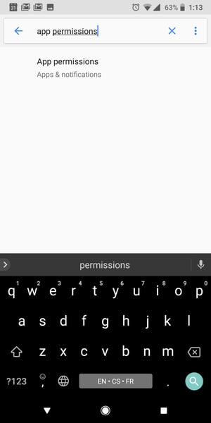 So finden Sie App-Berechtigungen unter Android