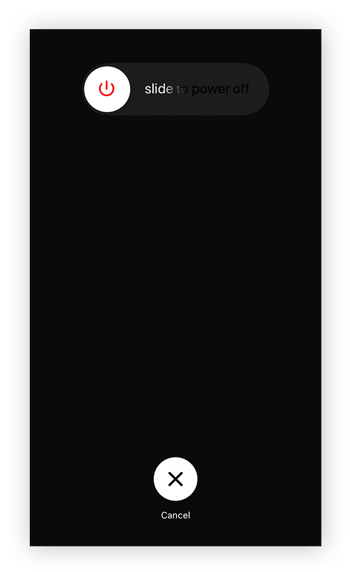 Restarting your iPhone can fix a lot of issues.